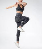 Seamless Purple Camo Legging Set