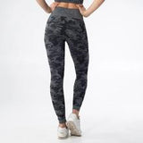 Seamless Purple Camo Legging Set